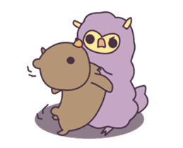 Little Purple Llama: Llamita sticker #8306351