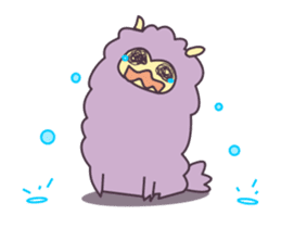Little Purple Llama: Llamita sticker #8306354