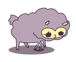 Little Purple Llama: Llamita sticker #8306356