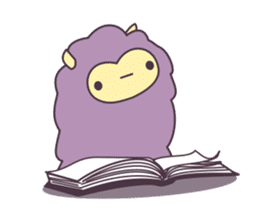 Little Purple Llama: Llamita sticker #8306357