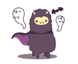 Little Purple Llama: Llamita sticker #8306360