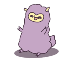 Little Purple Llama: Llamita sticker #8306364
