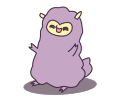 Little Purple Llama: Llamita sticker #8306364