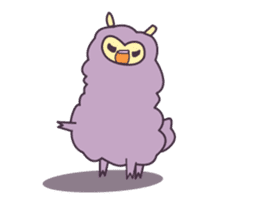 Little Purple Llama: Llamita sticker #8306365