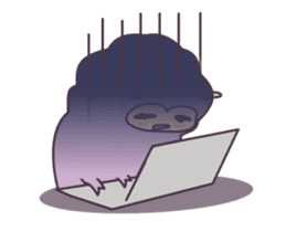 Little Purple Llama: Llamita sticker #8306366