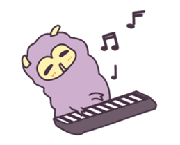 Little Purple Llama: Llamita sticker #8306367