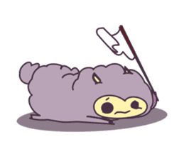 Little Purple Llama: Llamita sticker #8306370