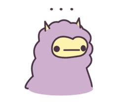 Little Purple Llama: Llamita sticker #8306372