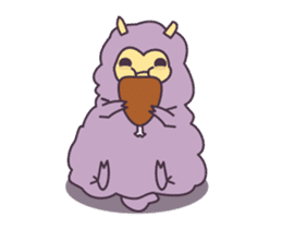 Little Purple Llama: Llamita sticker #8306374