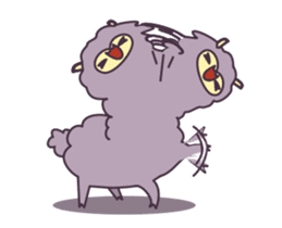 Little Purple Llama: Llamita sticker #8306377
