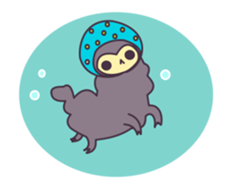 Little Purple Llama: Llamita sticker #8306379