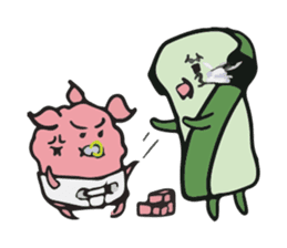 Lulu and Papa sticker #8306437