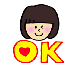 Very cute  girls sticker #8306580