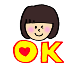 Very cute girls sticker #8306580