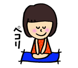 Very cute girls sticker #8306587