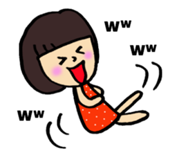 Very cute  girls sticker #8306588