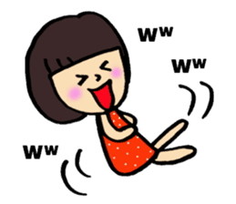Very cute girls sticker #8306588
