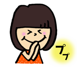 Very cute  girls sticker #8306589