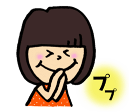 Very cute girls sticker #8306589