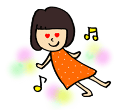 Very cute girls sticker #8306590
