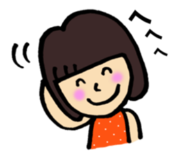 Very cute  girls sticker #8306591