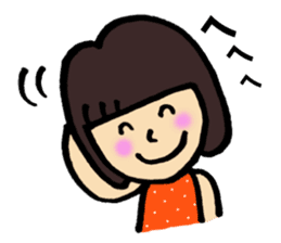 Very cute girls sticker #8306591