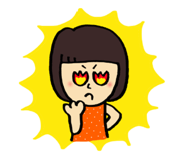 Very cute  girls sticker #8306603