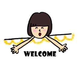 Very cute  girls sticker #8306618