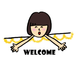 Very cute girls sticker #8306618