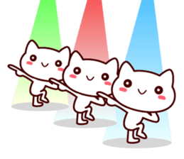 dance cat sticker #8306746