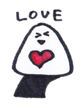 Japanese rice ball:ONIGIRI sticker #8307147
