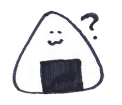 Japanese rice ball:ONIGIRI sticker #8307152