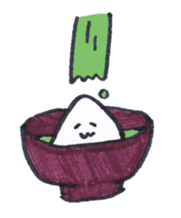 Japanese rice ball:ONIGIRI sticker #8307162