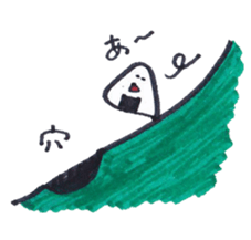 Japanese rice ball:ONIGIRI sticker #8307165