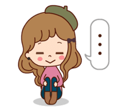 Message of a pretty bottle. sticker #8307523