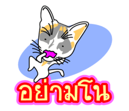 Maew Maew Thai Cat Ver.2 sticker #8307605