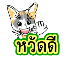 Maew Maew Thai Cat Ver.2 sticker #8307606