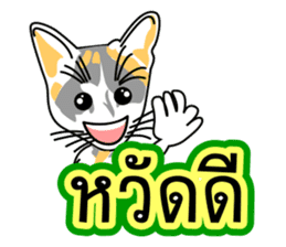 Maew Maew Thai Cat Ver.2 sticker #8307606