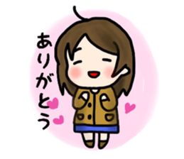 Sticker of a fine girl sticker #8307622