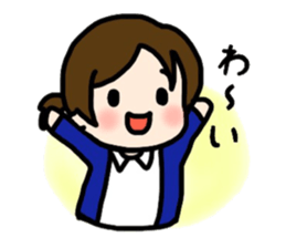 Sticker of a fine girl sticker #8307625