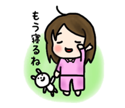 Sticker of a fine girl sticker #8307628