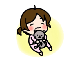 Sticker of a fine girl sticker #8307630