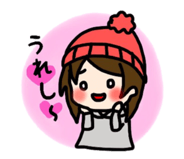 Sticker of a fine girl sticker #8307634