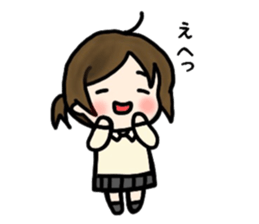 Sticker of a fine girl sticker #8307635