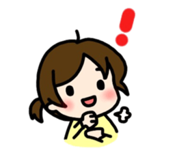 Sticker of a fine girl sticker #8307637