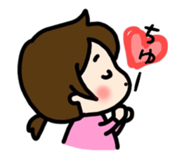 Sticker of a fine girl sticker #8307639