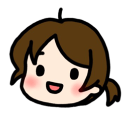 Sticker of a fine girl sticker #8307648