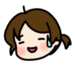 Sticker of a fine girl sticker #8307652