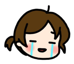 Sticker of a fine girl sticker #8307653