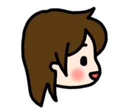 Sticker of a fine girl sticker #8307654